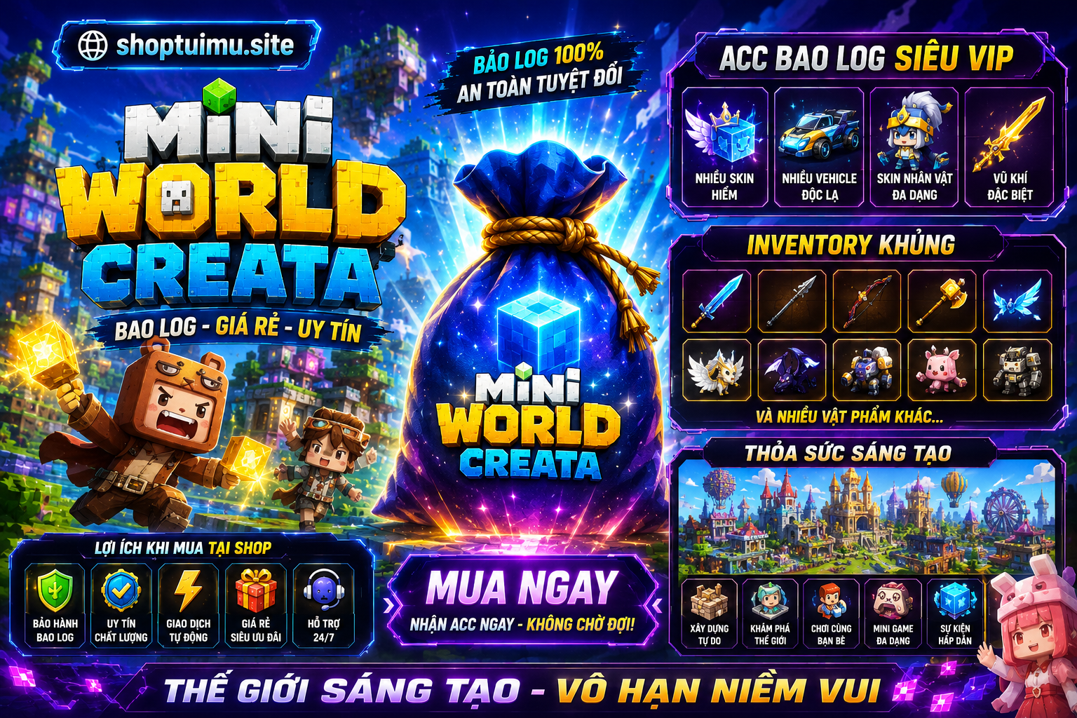 Mini World : CREATA Bao Có Trên 100 Mini Bean